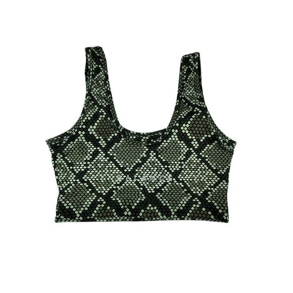 Balance Athletica Ascend Sports Bra Animal Green Python Print Size Medium - Picture 5 of 12